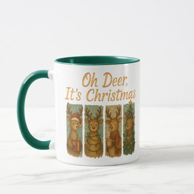 Caneca Renaudinhos de Natal – Oh Rena (Esquerda)