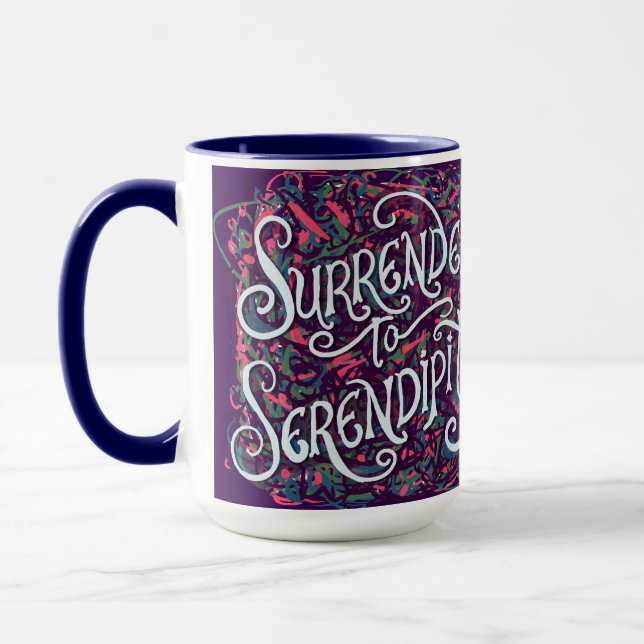 Caneca Rendir-se à Serendipidade (Esquerda)