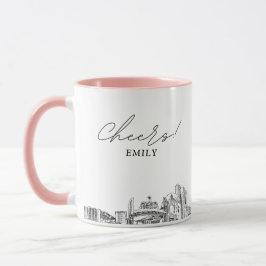 Caneca Reno Arch Skyline Personaliza O Café Mug