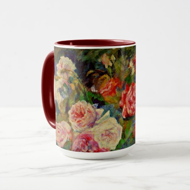 Caneca Renoir - Rosas (Frente Esquerda)
