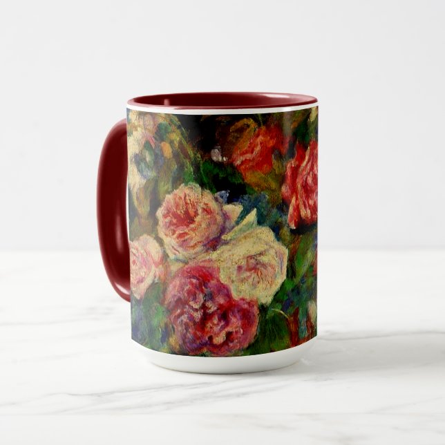 Caneca Renoir - Rosas (Frente Esquerda)