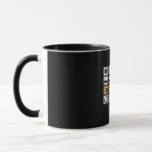 Caneca Repetição do ensaio de sono - Atuação de aspas de  (Esquerda)