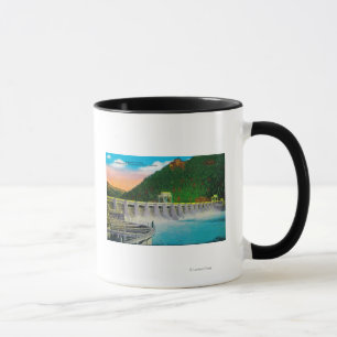 Caneca Represa de Bonneville no Rio Columbia