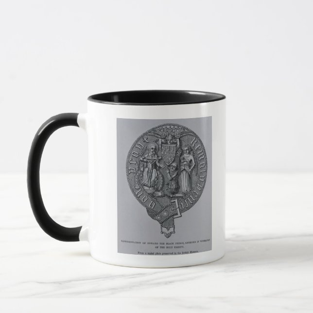 Caneca Representação de Edward o príncipe preto (Esquerda)