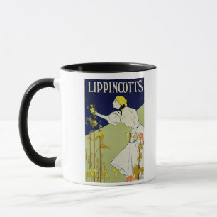 Caneca Reprodução da propaganda de poster 'um Lippincot