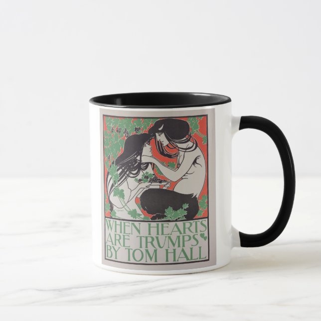 Caneca Reprodução de uma propaganda de poster 'quando (Direita)