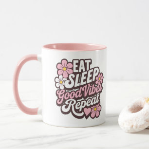 Caneca Reproduza boas vibrações no modo de latência
