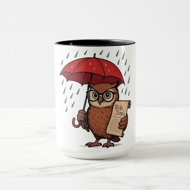 Caneca República Constitucional da Coruja (Centro)
