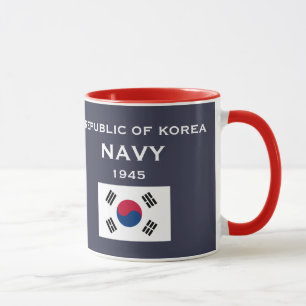 Caneca República da Coreia 한 Mug Marinho 국 해 군 머 그 컵 공 화