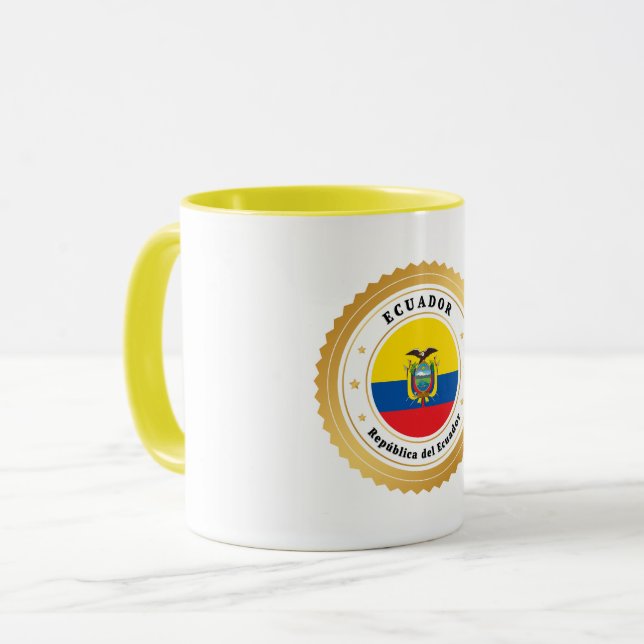 Caneca República do Equador (Frente Esquerda)