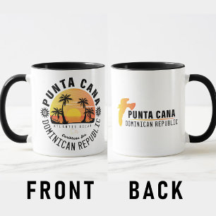 Caneca República Dominicana do Punta Cana - Retro Souveni