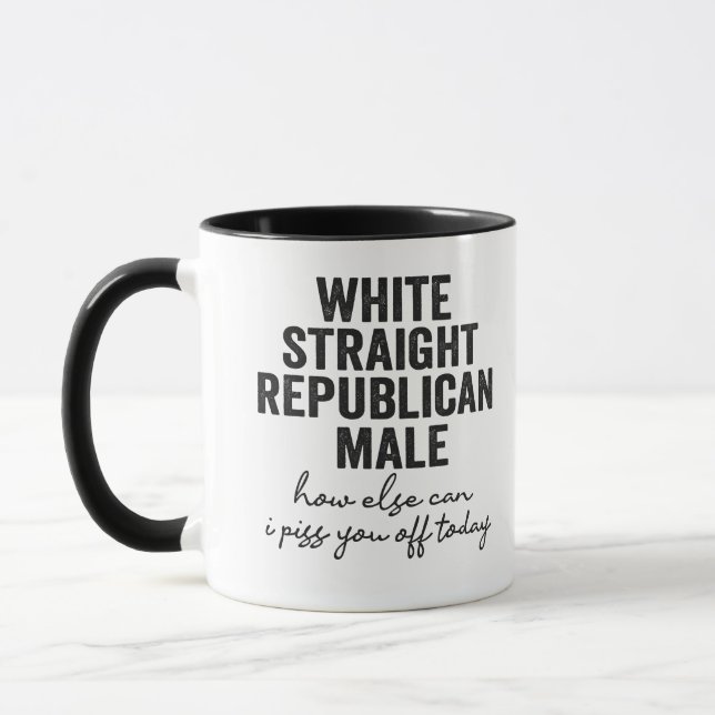 Caneca República Engraçada Masculina, Republicana do Hete (Esquerda)