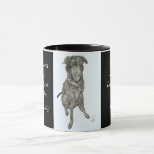 Caneca Resgate Mugs com Mensagem de Proteção de Pet