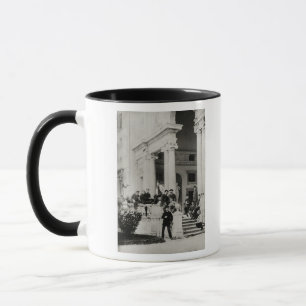 Caneca Residentes da casa de campo Medici em Roma