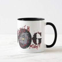 Caneca resistente do design do cão