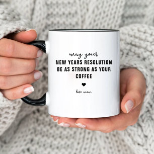 Caneca Resolução de Ano Novo Humor de Feriado de NYE Engr