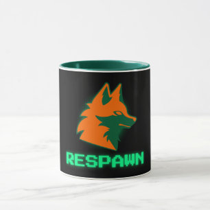 Caneca RESPAWN – Logotipo do Neon Gamer Fox