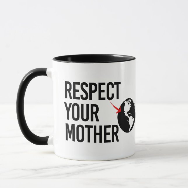 Caneca Respeite a sua mãe (Esquerda)