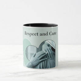 Caneca Respeite o Presente de Inspiração de bondade de Cu