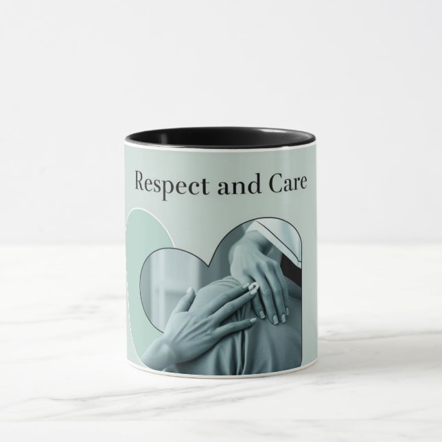 Caneca Respeite o Presente de Inspiração de bondade de Cu (Centro)