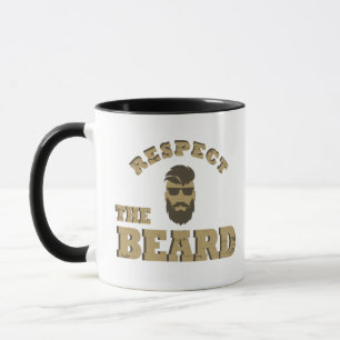 Caneca Respeite os discursos engraçados da barba