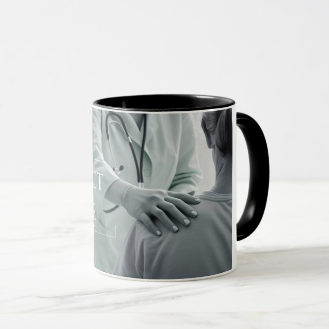 Caneca Respeito e Cuidado - Um Presente de Coração (Frente Esquerda)