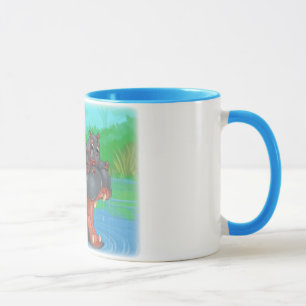 Caneca Respingo do hipopótamo