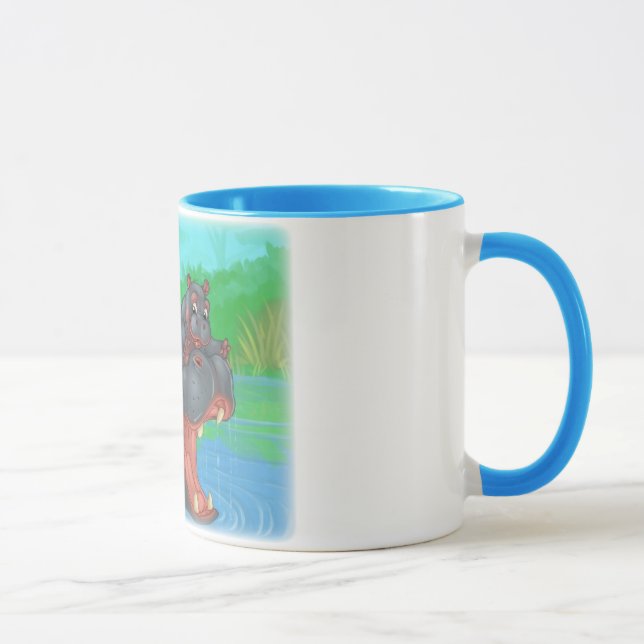 Caneca Respingo do hipopótamo (Direita)
