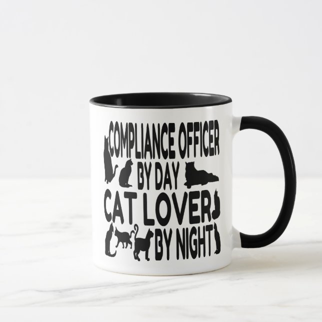 Caneca Responsável de Conformidade do Cat Lover (Direita)