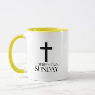 Caneca Ressurreição Domingo Páscoa Cruzada Cristã