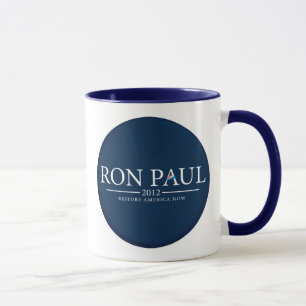 CANECA RESTAURAÇÃO AMÉRICA AGORA CUP/MUG DE RON PAUL 2012