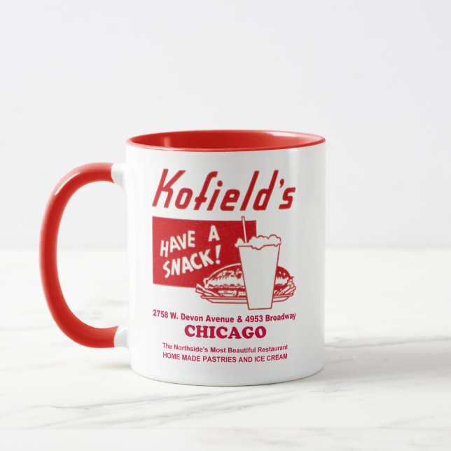 Caneca Restaurante de Kofield, Chicago (Esquerda)