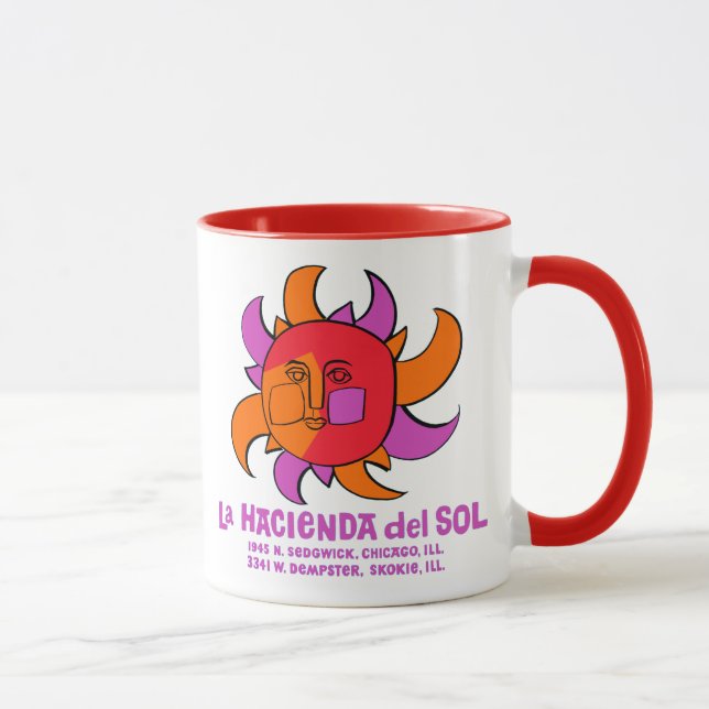 Caneca Restaurante mexicano La Hacienda del Sol, Chicago (Direita)