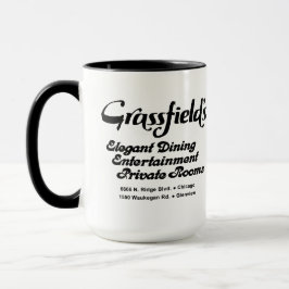 Caneca Restaurantes Grassfield's, Chicago, Glenview, ILL