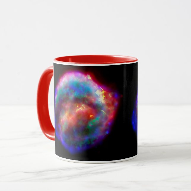 Caneca Restos de Supernova de Kepler Foto do Espaço da NA (Frente Esquerda)