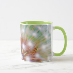 Caneca Resumo da cabeça da semente de dente-de-leão