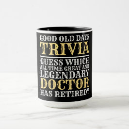 Caneca Retirada Médica Legendária Engraçada 
