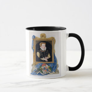 Caneca Retrato da rainha de Mary de escocês (1542-87) 'd