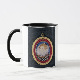 Caneca Retrato da rainha Elizabeth eu (w/c no velino)