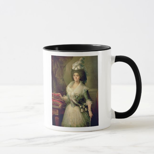Caneca Retrato da rainha Maria Luisa (Direita)