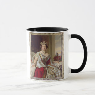 Caneca Retrato da rainha Victoria (1819-1901) 1859 (óleo
