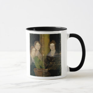Caneca Retrato das irmãs de Bronte, c.1834