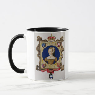 Caneca Retrato de 1512-48) 6as rainhas de Catherine Parr