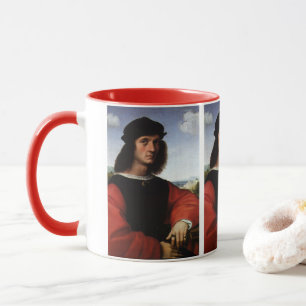 Caneca Retrato de Agnolo Doni por Raphael Sanzio