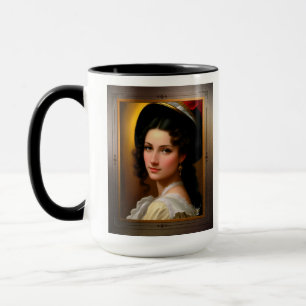 Caneca Retrato de Andrea Heshenburg por Xzendor7