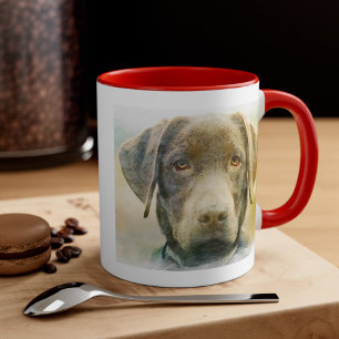 Caneca Retrato de animais de estimação, compaixão persona
