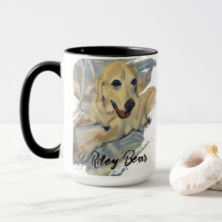 Caneca Retrato de Animalzinho Fofo com Nome Personalizáve