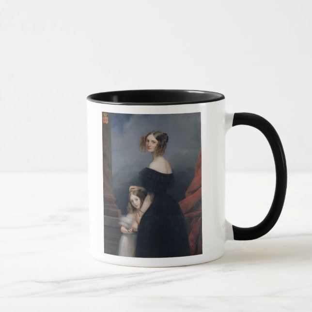Caneca Retrato de Anne-Louise Alix de Montmorency (Direita)