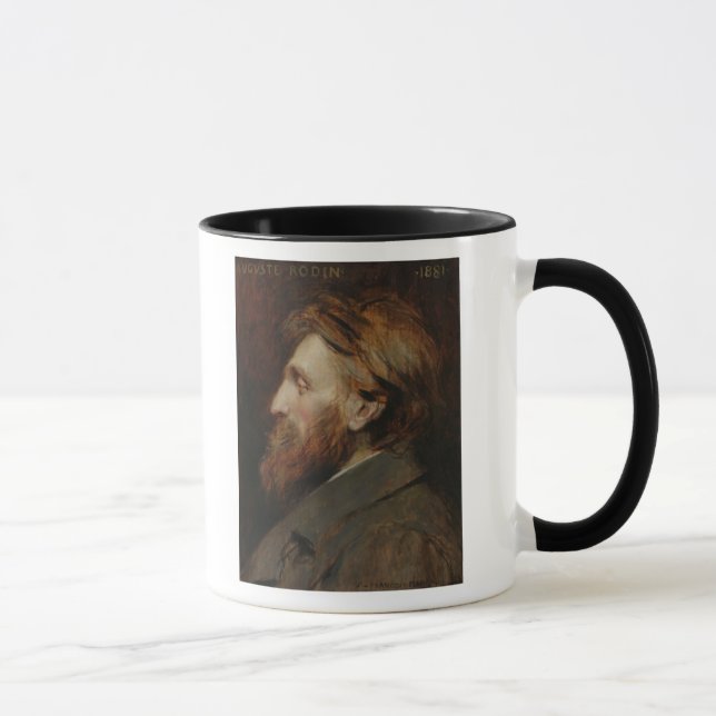 Caneca Retrato de Auguste Rodin 1881 (Direita)
