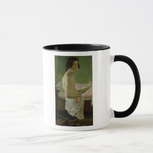 Caneca Retrato de auto na frente da armação, c.1828